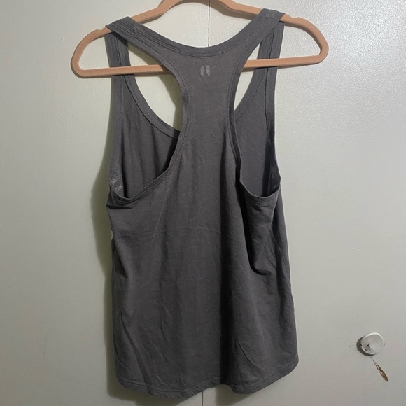 Victoria's Secret Charcoal Racerback Tank Top - Picture 2 of 3